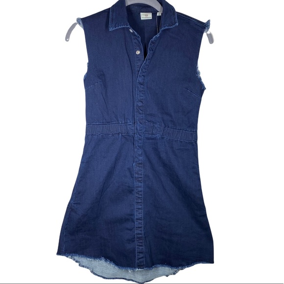 Ag Adriano Goldschmied Other - Adriano Goldschmied Kids Rosanna Denim Dress Pockets Blue Girls Large NWT New AG